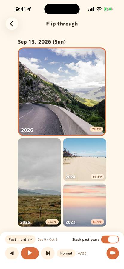 App screen