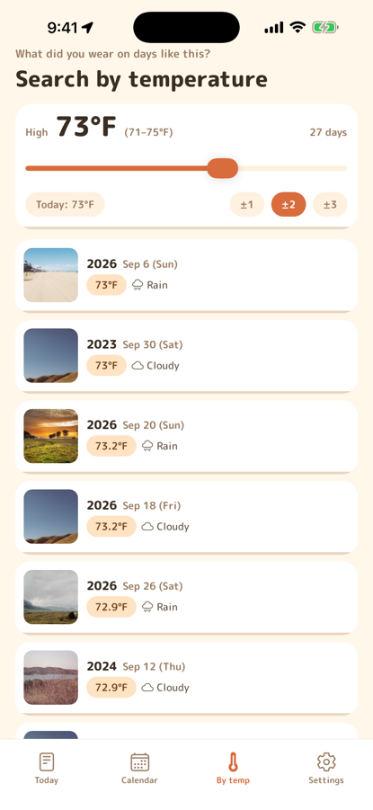 App screen